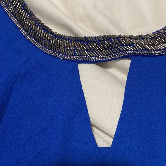 Xoxo blue sequin top - Picture 2 of 5